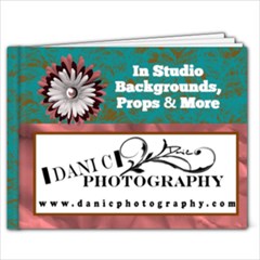 backgrounds & Scenes book for studio - 9x7 Photo Book (20 pages)
