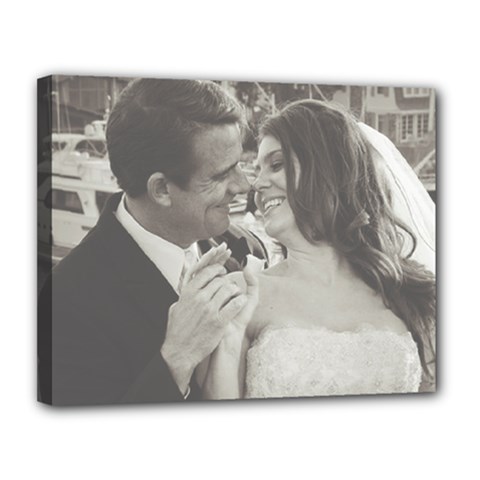 Steve & Mac s wedding - Canvas 14  x 11  (Stretched)