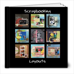 Scrapbooking layouts 1 - 8x8 Photo Book (20 pages)