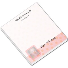 pink theme - Small Memo Pads