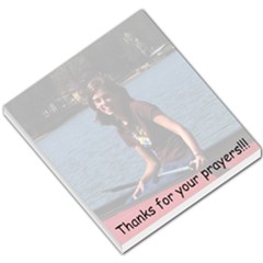 Thanks for your prayers- canoe - Small Memo Pads