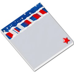 Memo Pad, Red, White & Blue