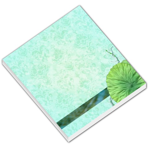 Turquoise Flower Memo Pad By Klh