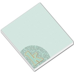 Blue and Brown Monogram Memo - Small Memo Pads