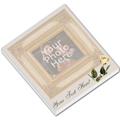Cream Rose Memo Pad