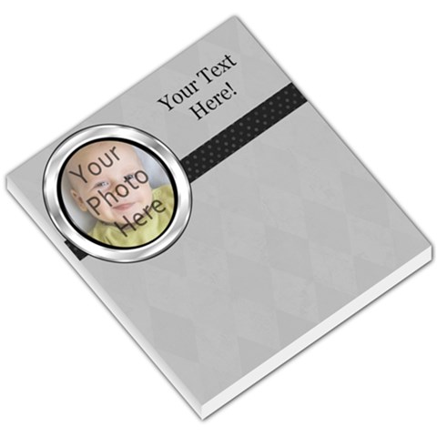 Silver Memo Pad By Angela