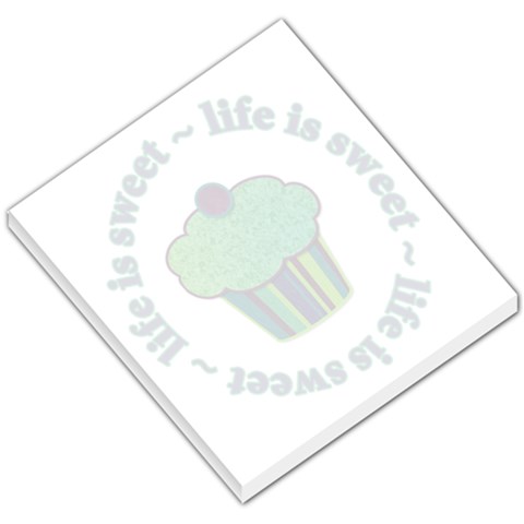 Life Is Sweet Cupcake Memo By Klh