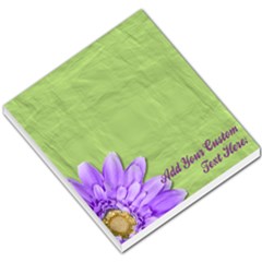 Green and Purple Daisy Memo Pad - Small Memo Pads