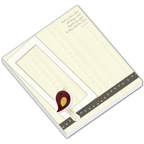 Love God Memo Pad By Spaces For Faces
