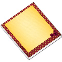 Polka Dot Poppy Memo Pad 2