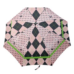 pink & green - Folding Umbrella