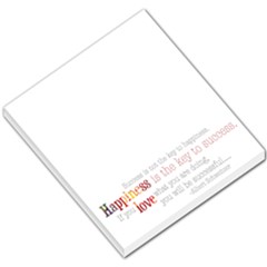 Memo Pad- happiness, love - Small Memo Pads