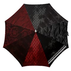 Red & Black - Straight Umbrella