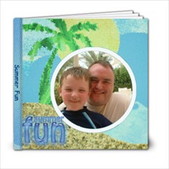 Summer Fun 6 x 6 Album - 6x6 Photo Book (20 pages)