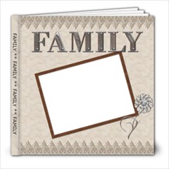 8x8 Family Photo Book - 8x8 Photo Book (20 pages)