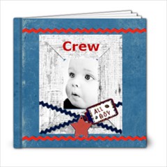 All Boy Template 6x6 Book