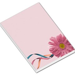 Large Memo Pad template- pink daisy - Large Memo Pads