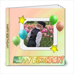 Happy Birthday Sherbet 6x6 Photo Book