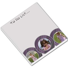 Purple to do list - Small Memo Pads