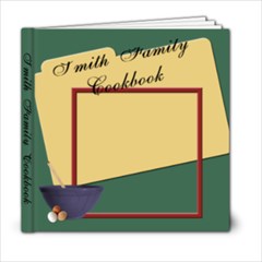 family cookbook - 6x6 Photo Book (20 pages)