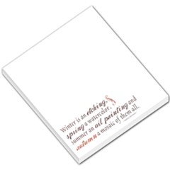 Winter, Spring, Summer, Fall Memo Pad template - Small Memo Pads