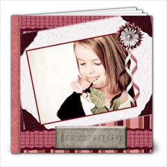 burgandy blessings template book - 8x8 Photo Book (20 pages)