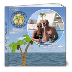 8x8 Tropical Vacation Book