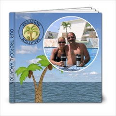 6x6 Tropical Vacation Book - 6x6 Photo Book (20 pages)