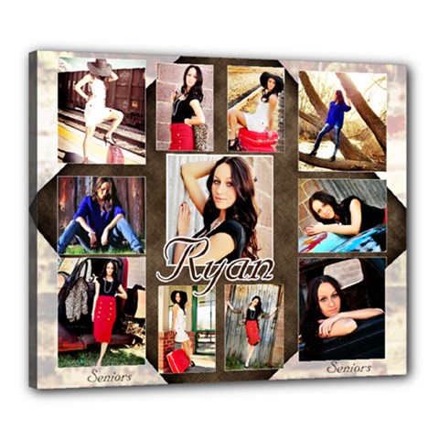 seniors studio template 20x24 canvas - Canvas 24  x 20  (Stretched)