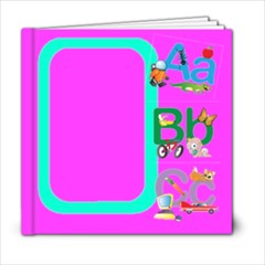 Cute alphabet 6x6 template - 6x6 Photo Book (20 pages)