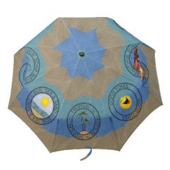 Tropical Vacation Umbrella #2 - Folding Umbrella