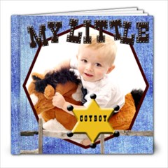 cowboy/rodeo template book - 8x8 Photo Book (20 pages)