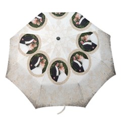 Art nouveau Antique lace  folding umbrella