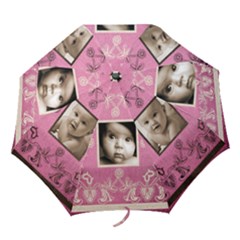 Art nouveau pretty in pink folding umbrella Art nouveau pretty in pink folding umbrella
