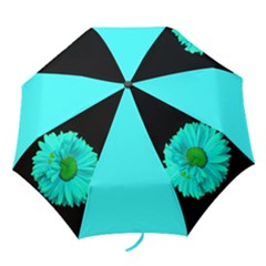 teal umbrella - Folding Umbrella