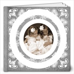 Art Nouveau Dove Grey 12 x 12 book - 12x12 Photo Book (40 pages)