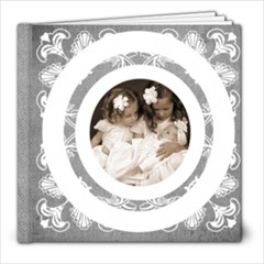 Art Nouveau Dove Grey 8 x 8 book - 8x8 Photo Book (39 pages)