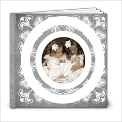 Art Nouveau Dove Grey 6 x 6 book - 6x6 Photo Book (20 pages) Art Nouveau Dove Grey 6 x 6 book - 6x6 Photo Book (20 pages)