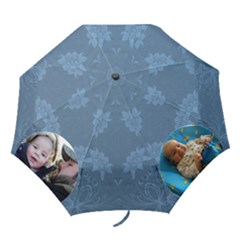 Pretty Blue Umbrella - Folding Umbrella Pretty Blue Umbrella - Folding Umbrella