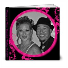Funky Fuscia 6 x 6 album Wedding 2010 - 6x6 Photo Book (20 pages)