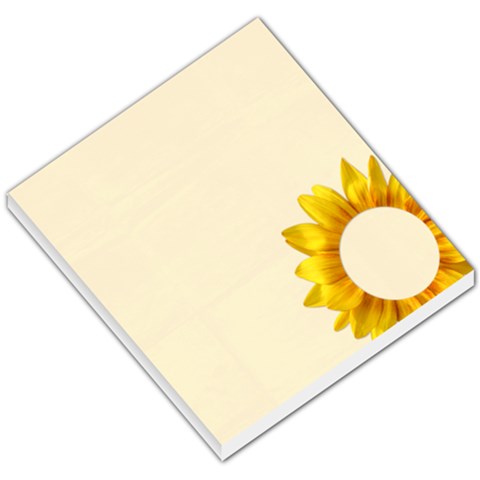 Sunflower Memo Pad By Mikki