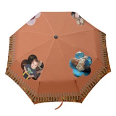 Laced Up Rusty Autumn Brag Umbrella - Folding Umbrella Laced Up Rusty Autumn Brag Umbrella - Folding Umbrella