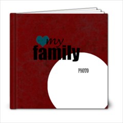Love My Family 6X6 - 6x6 Photo Book (20 pages)