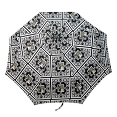 Black & White Lace Wedding Umbrella - Folding Umbrella Black & White Lace Wedding Umbrella - Folding Umbrella