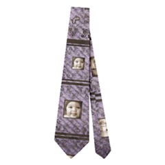Art Noiveau Purple People Double Sided Tie