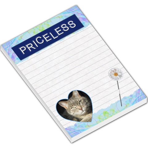 Priceless Large Memo Pad By Lil