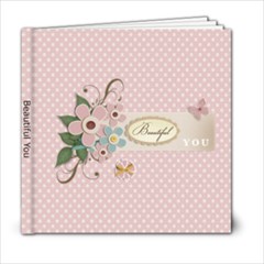 Beautiful YOU- 6 x 6 template - 6x6 Photo Book (20 pages)