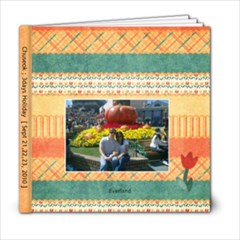 6x6 Tiptoe through the Tulips Album- template - 6x6 Photo Book (20 pages)