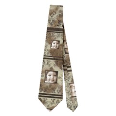 Art Nouveau Beige Camo Double Sided Tie