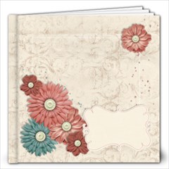 12x12 Vintage Floral Album - 12x12 Photo Book (20 pages)